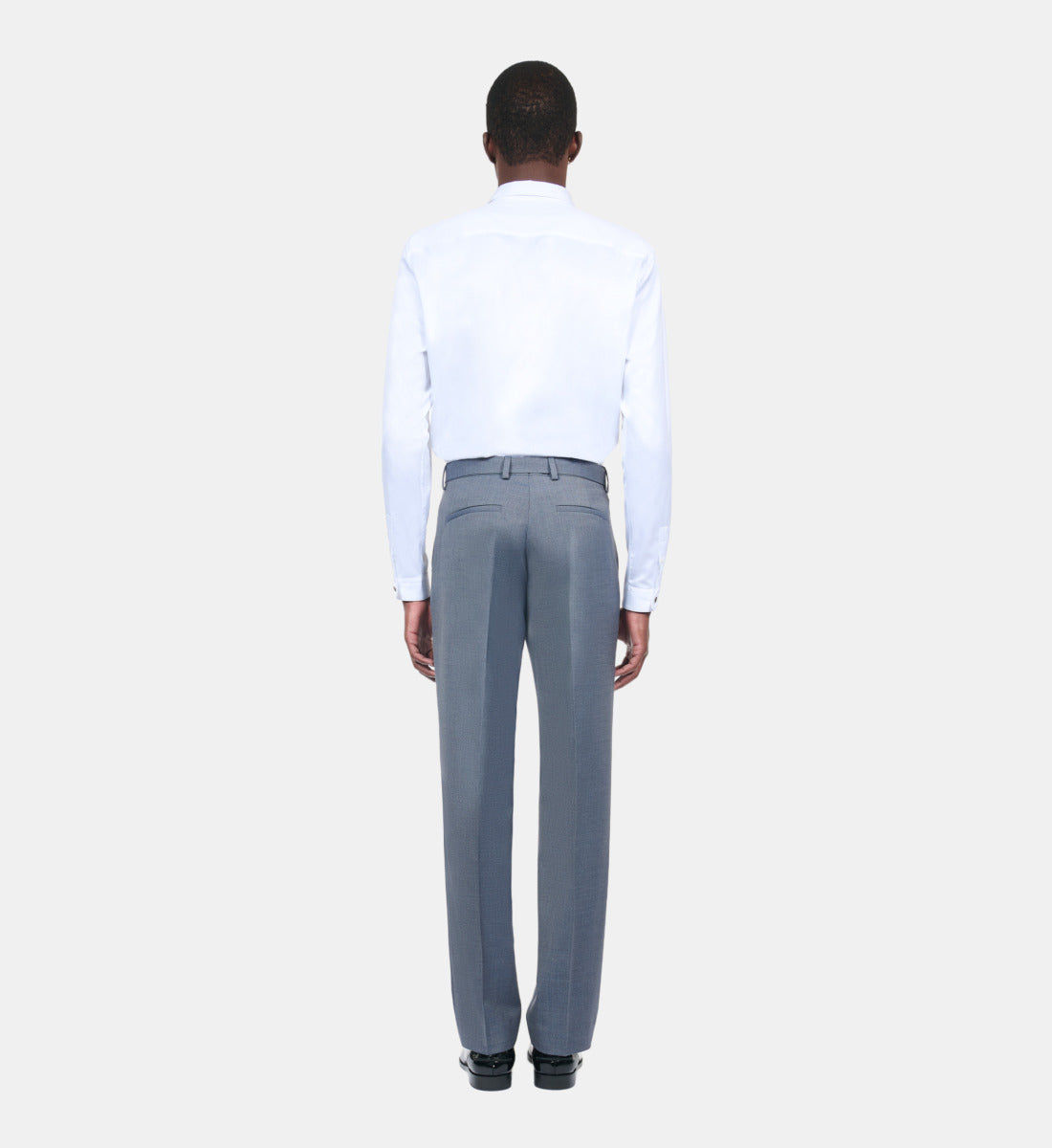 Wool Suit Trousers | Men | Blue