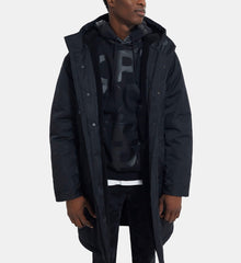 The Kooples Logo Parka | Men | Black