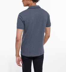 Gray Polo | Men | Anthracite Melange