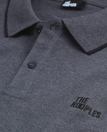 Gray Polo | Men | Anthracite Melange