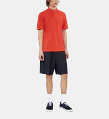 Pique Cotton Polo T-Shirt | Men | Red