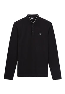 Cotton Polo T-Shirt | Men | Black