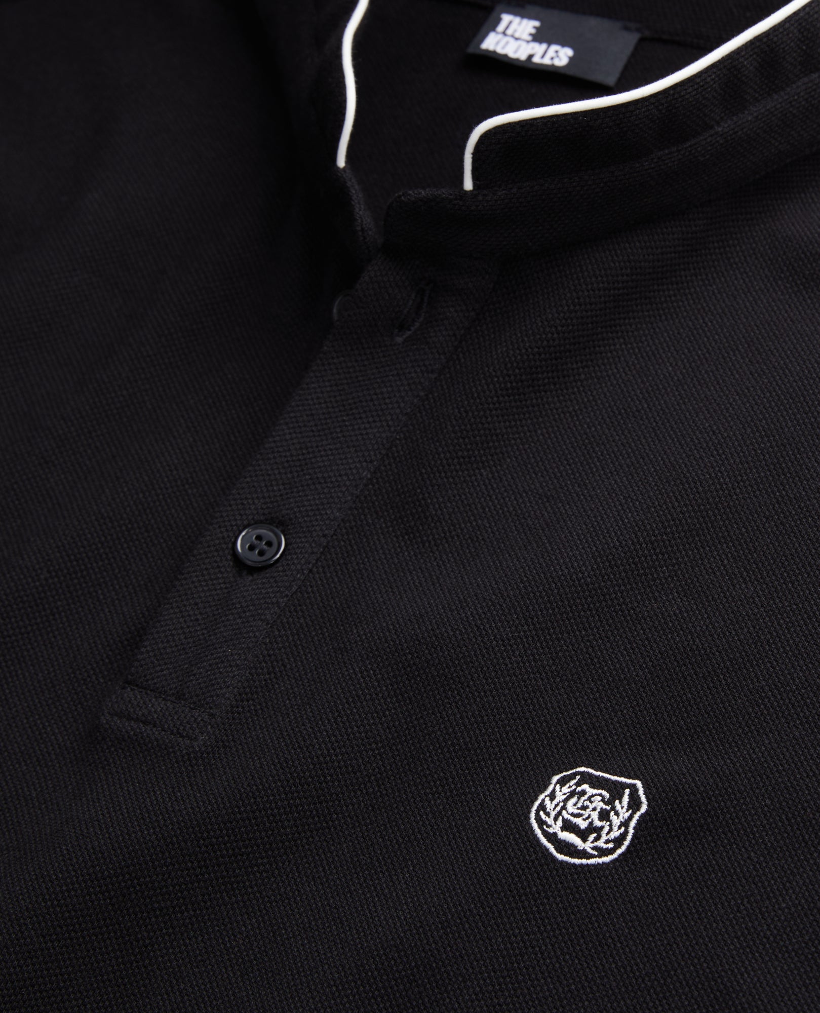 Cotton Polo T-Shirt | Men | Black