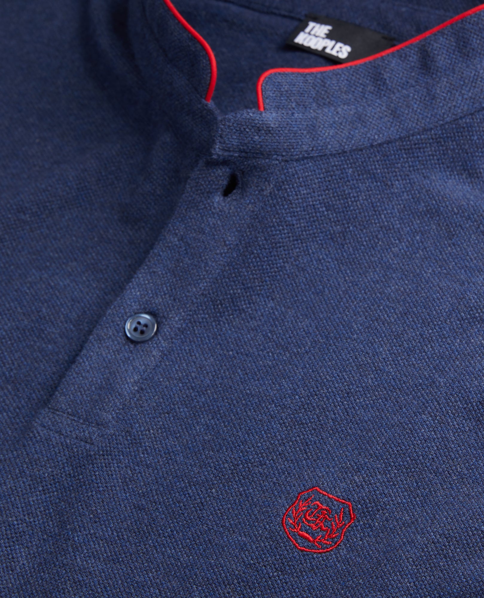 Cotton Polo T-Shirt | Men | Navy Blue