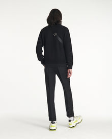 Sweater In Wool Blend With Detail | Men | Black