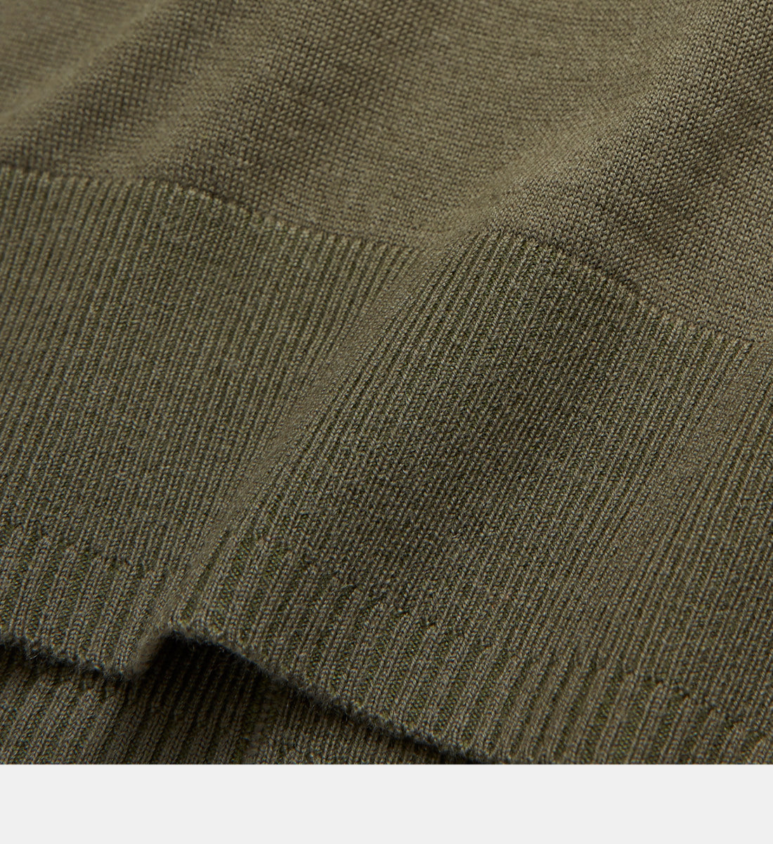 Green Merino Sweater | Men | Algue