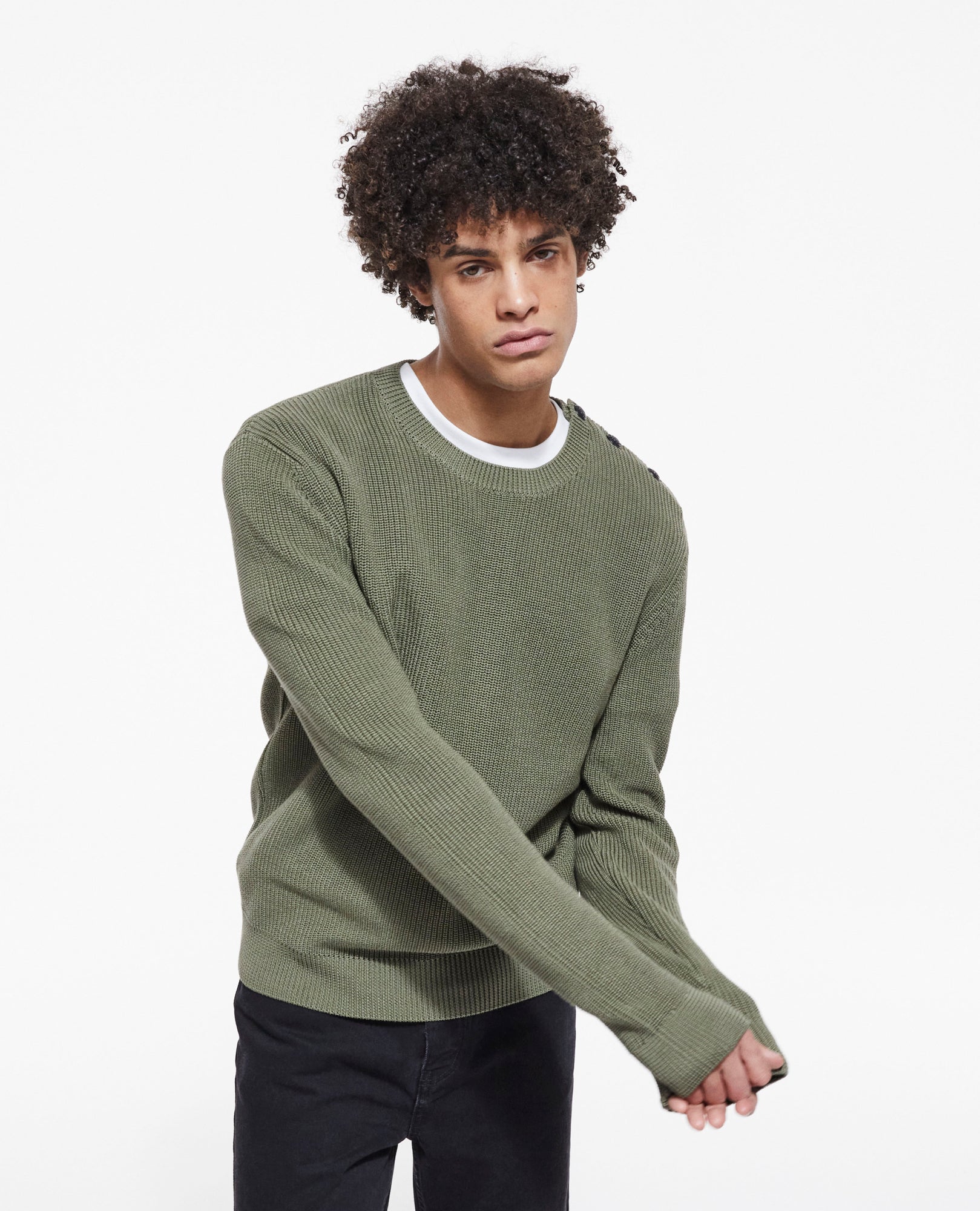 Khaki Sweater | Men | Lichen