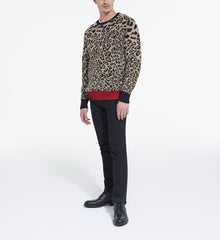 Print Sweater | Men | Leopard