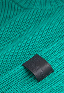 Ribbed Knit Sweater | Men | Green