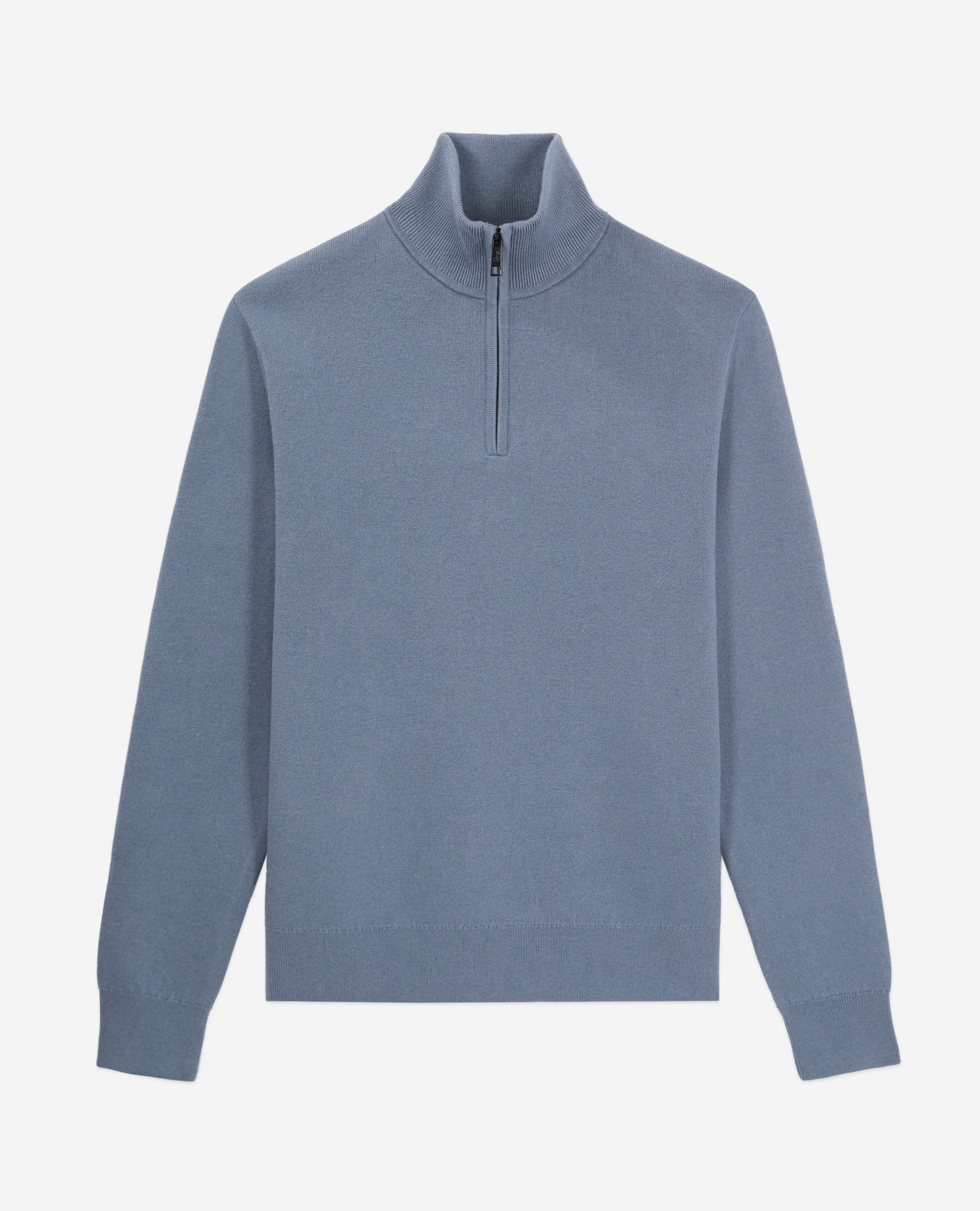 Sweater With Debossed Logo | Men | Blue Grey