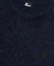 Mohair And Wool Sweater | Men | Navy Blue