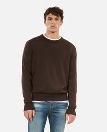 Wool Sweater | Men | Dark Brown