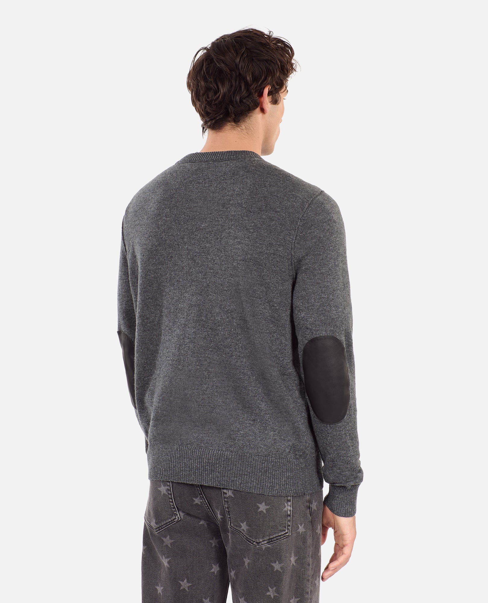 Wool Sweater | Men | Middle Grey Mel