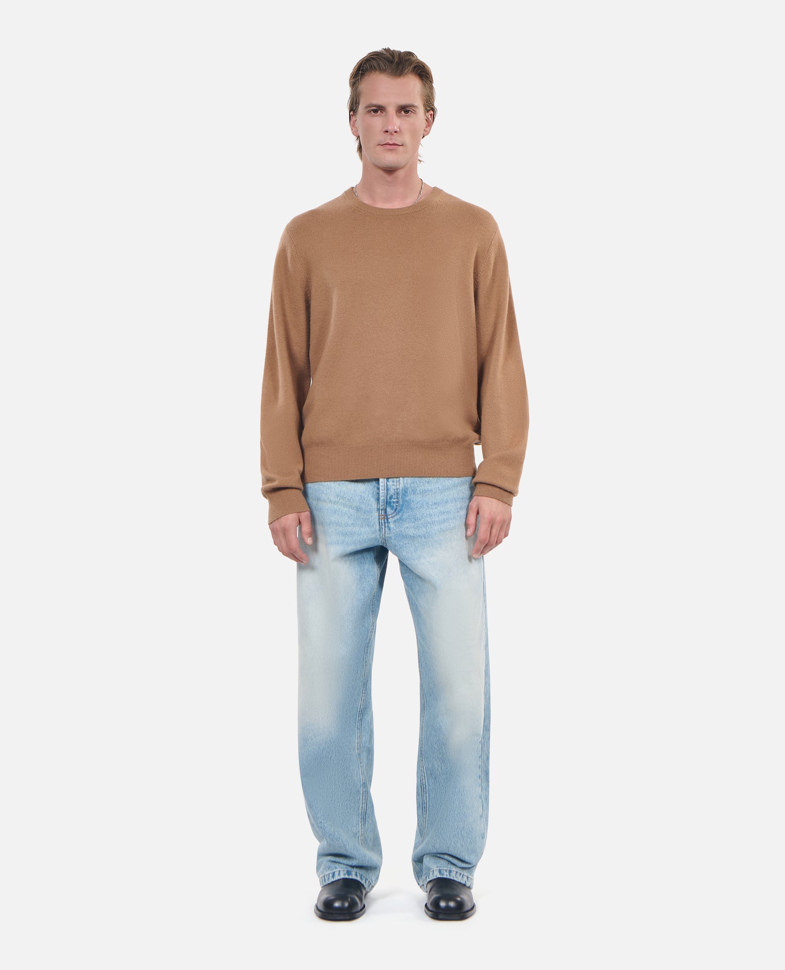 Cashmere Sweater | Men | Dark Camel