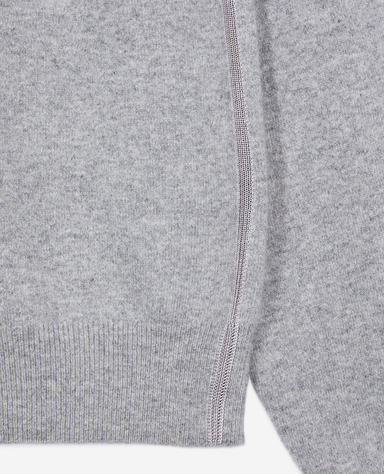 Cashmere Sweater | Men | Middle Grey Mel