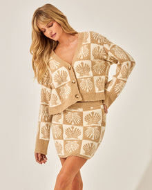 Shell Be There Skirt | Seashell Jacquard