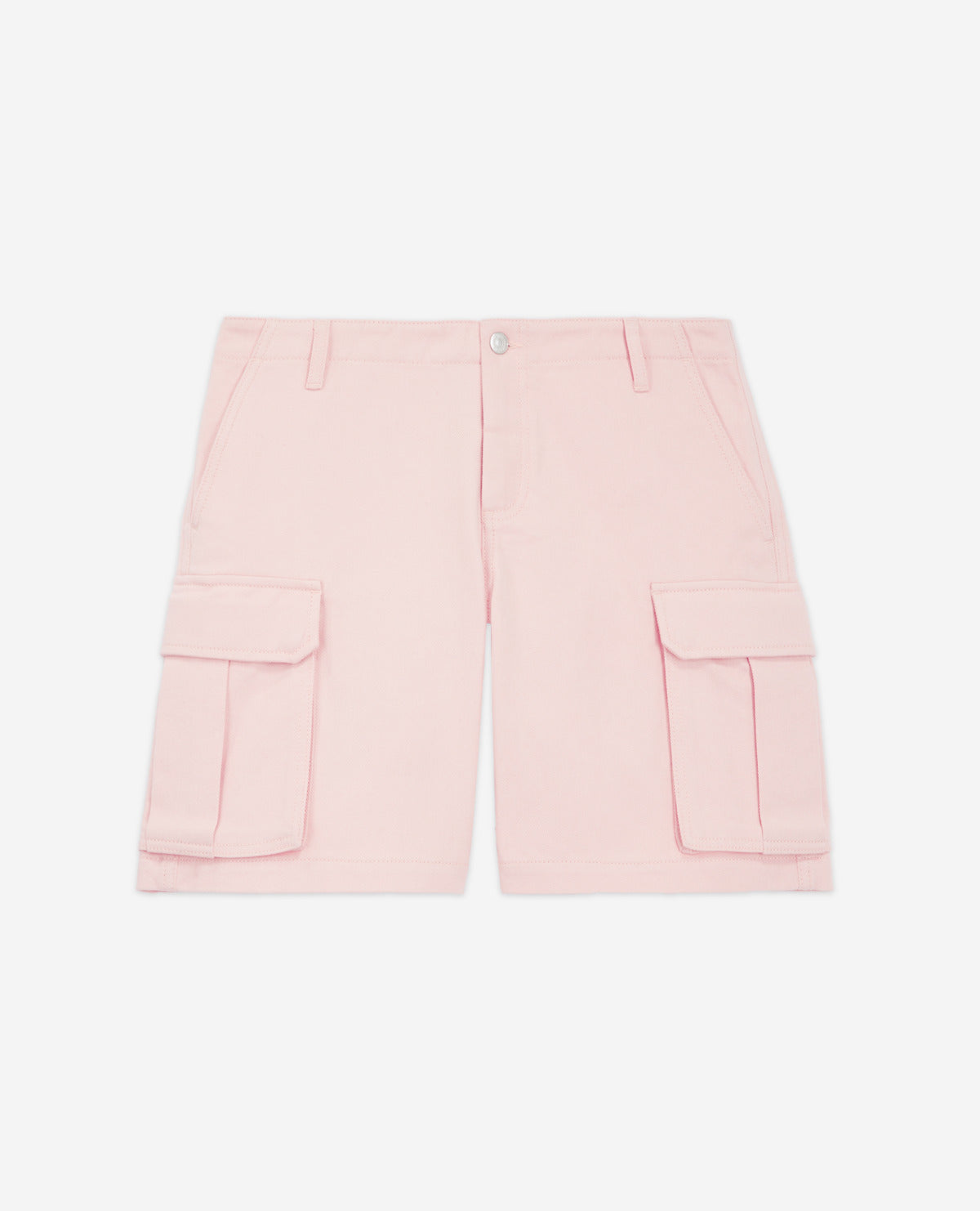 Organic Cotton Shorts With Cargo Pockets | Men | Light Pink