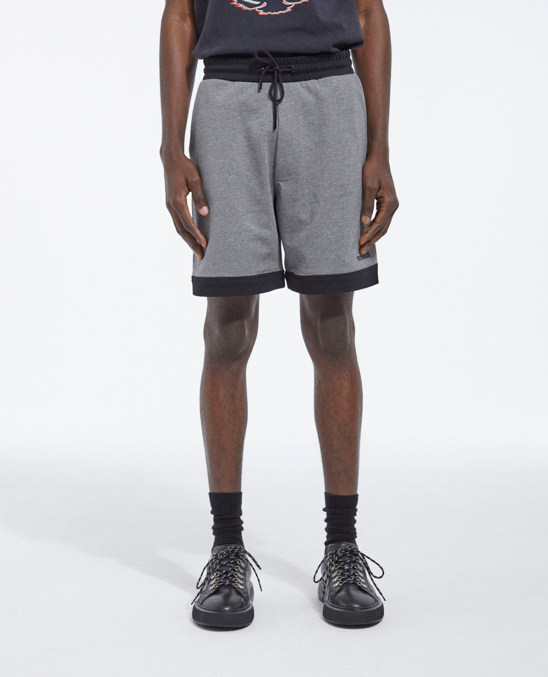 Fleece Shorts | Men | Middle Grey Melange