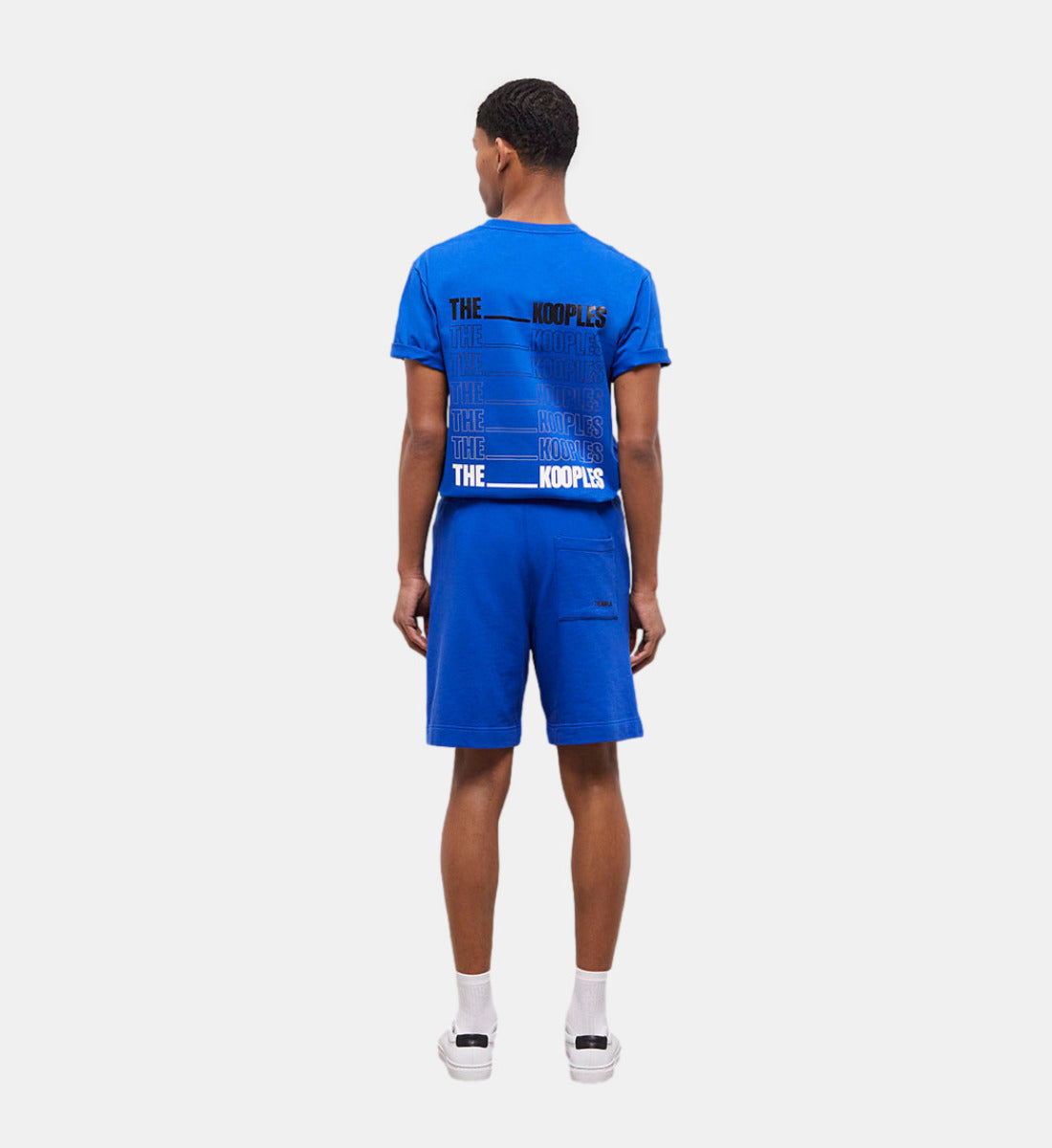 The Kooples Logo Shorts | Men | Blue Electric