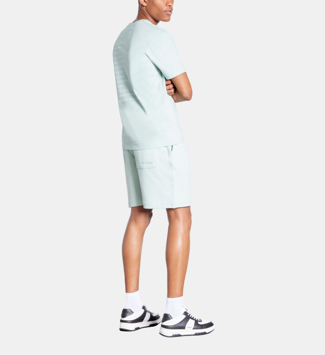 Green Cotton Shorts | Men | Ocean