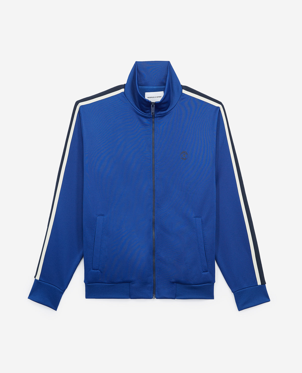 Sportswear Jacket Two-Tone Bands | Men | Electric Blue