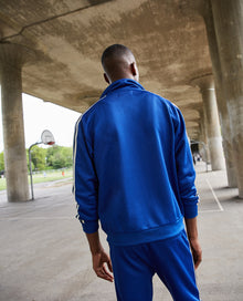 Sportswear Jacket Two-Tone Bands | Men | Electric Blue