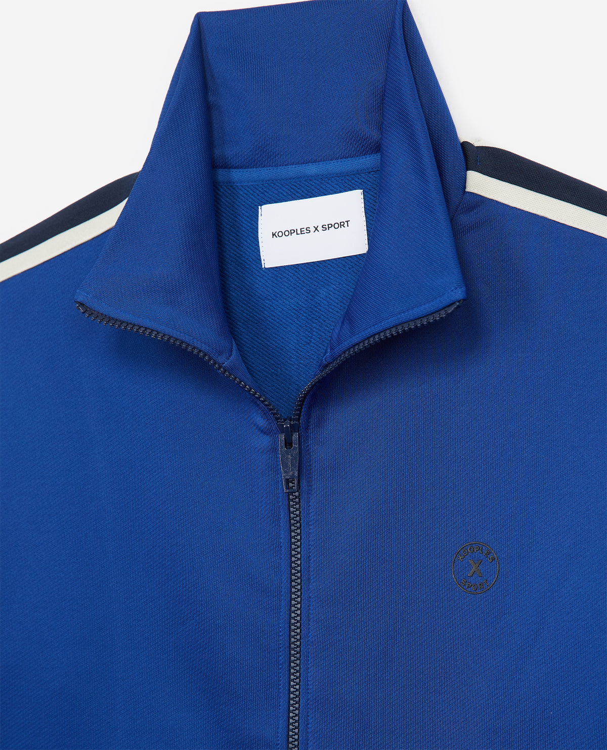 Sportswear Jacket Two-Tone Bands | Men | Electric Blue