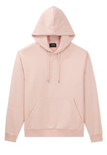 Cotton Hoodie With Logo On The Chest | Men | Pink