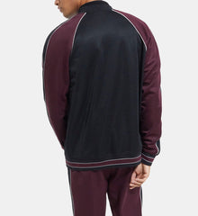 Red Zipped Sweatshirt | Men | Burgundy