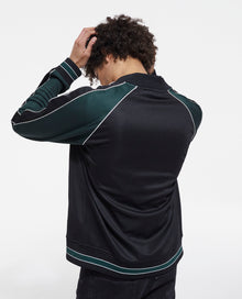 Two-Tone Zipped Sweatshirt | Men | Vert Bouteille