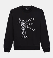 Screen Print Sweatshirt | Men | Black