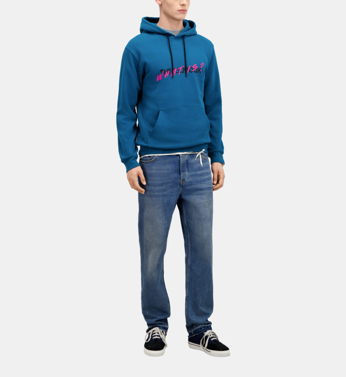 What Is Hoodie | Men | Medium Blue