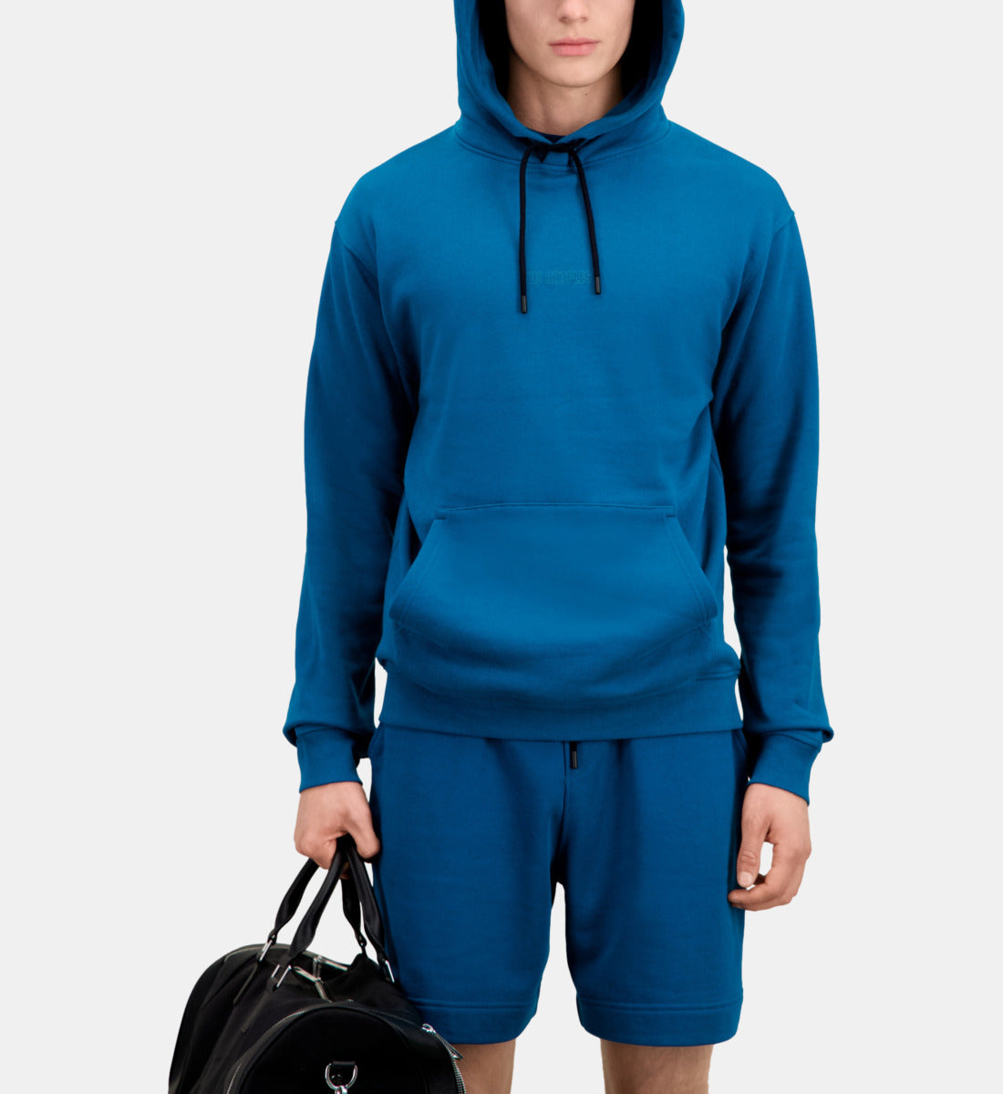 Hoodie With Logo | Men | Medium Blue