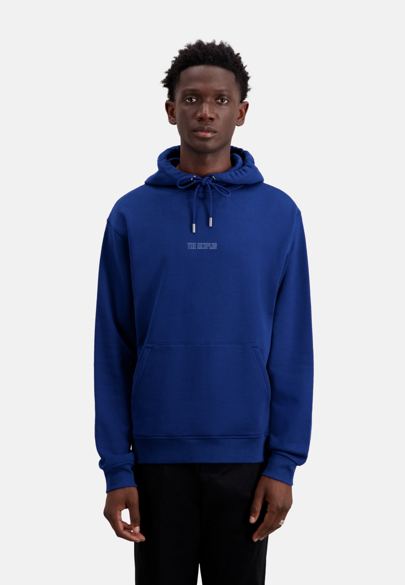 Bright Logo Hoodie | Men | Royal Blue x Dark Navy