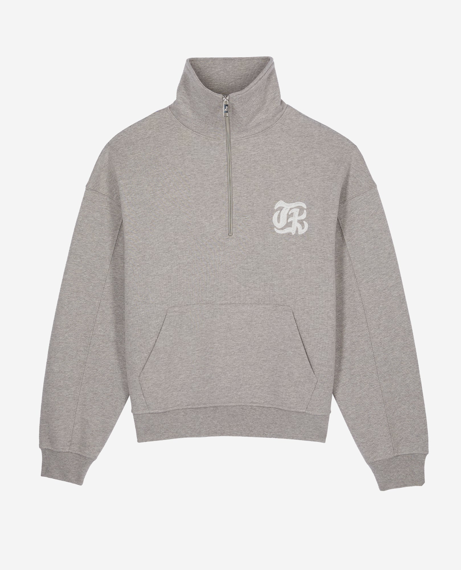 Grey Sweatshirt With Blazon Serigraphy | Men | Ardoise