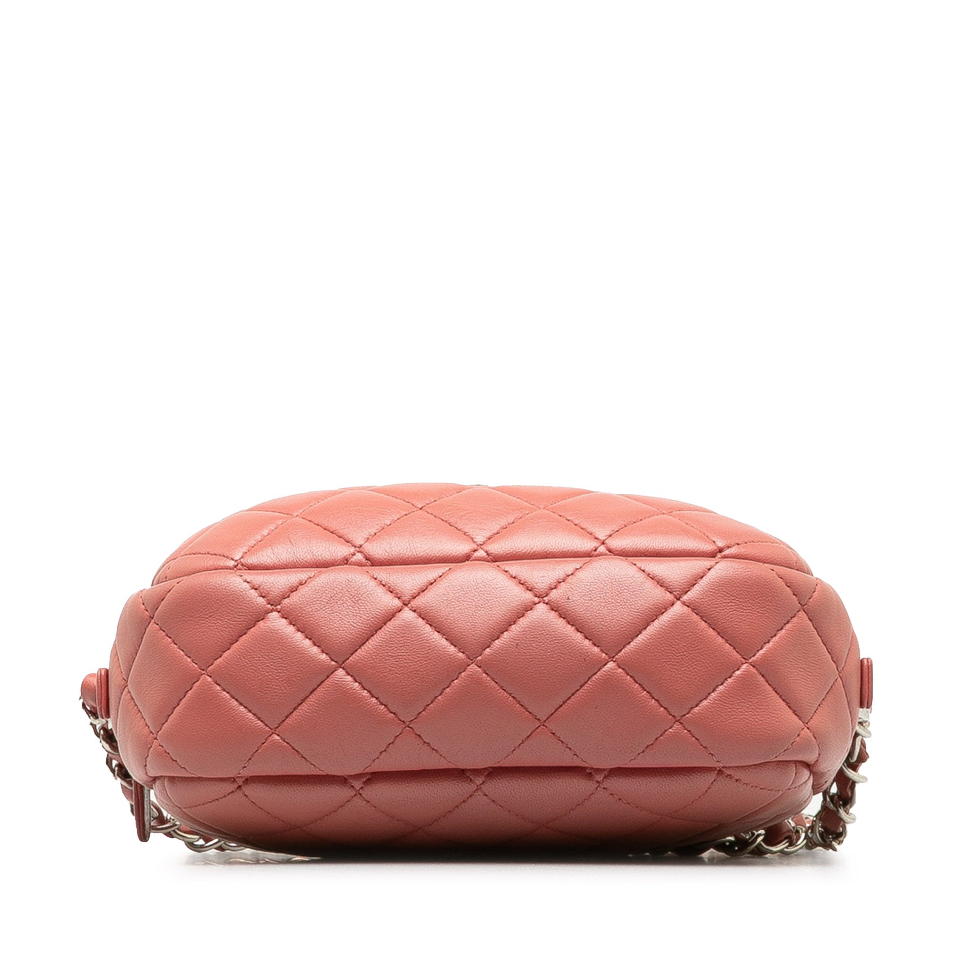 Chanel | Pre-Owned Mini Lambskin Camera Case | Pink
