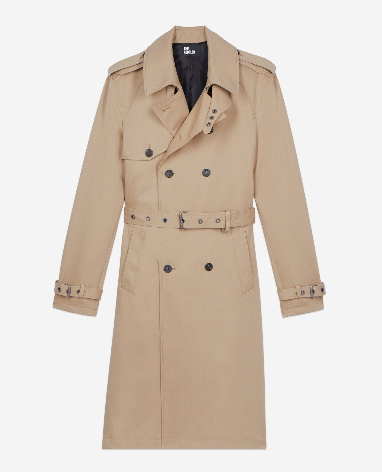 Long Trench Coat | Men | Beige