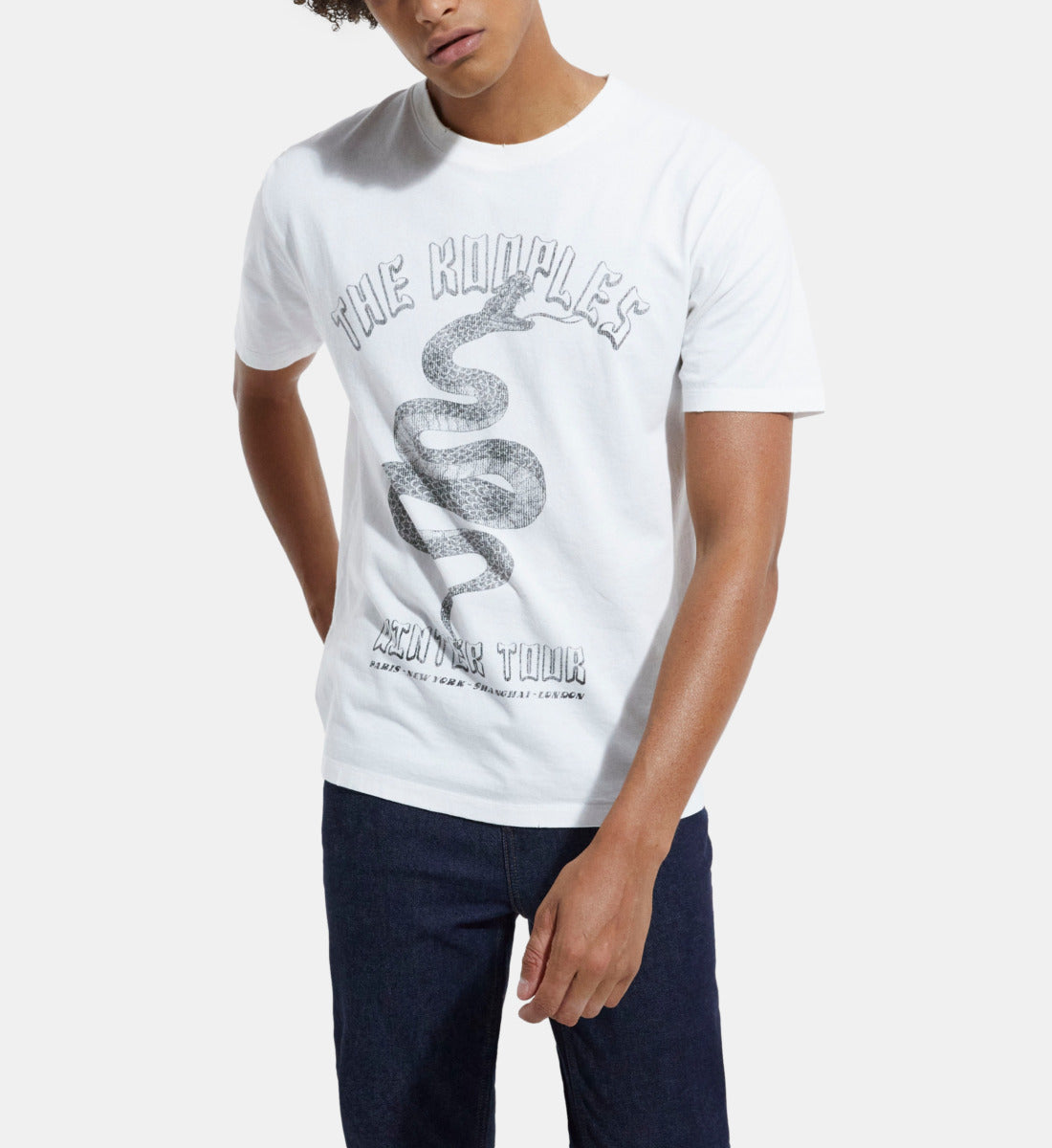 Screen Print T-Shirt | Men | White