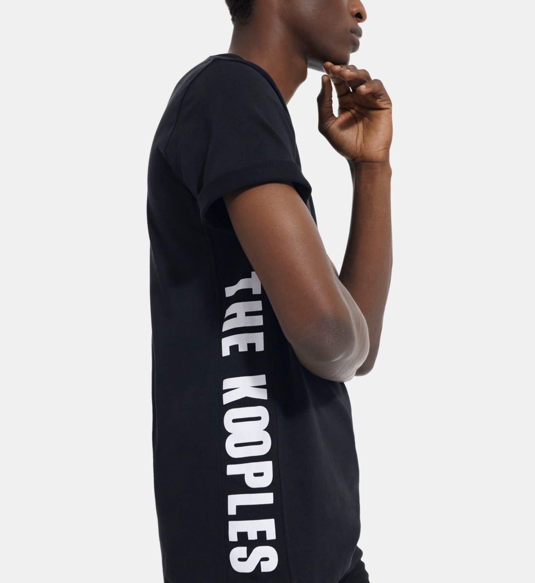 T-Shirt With The Kooples Logo | Men | Black