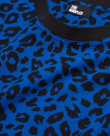 Leopard Print Shirt | Men | Blue Electric