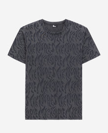 Printed T-Shirt | Men | Black Washed