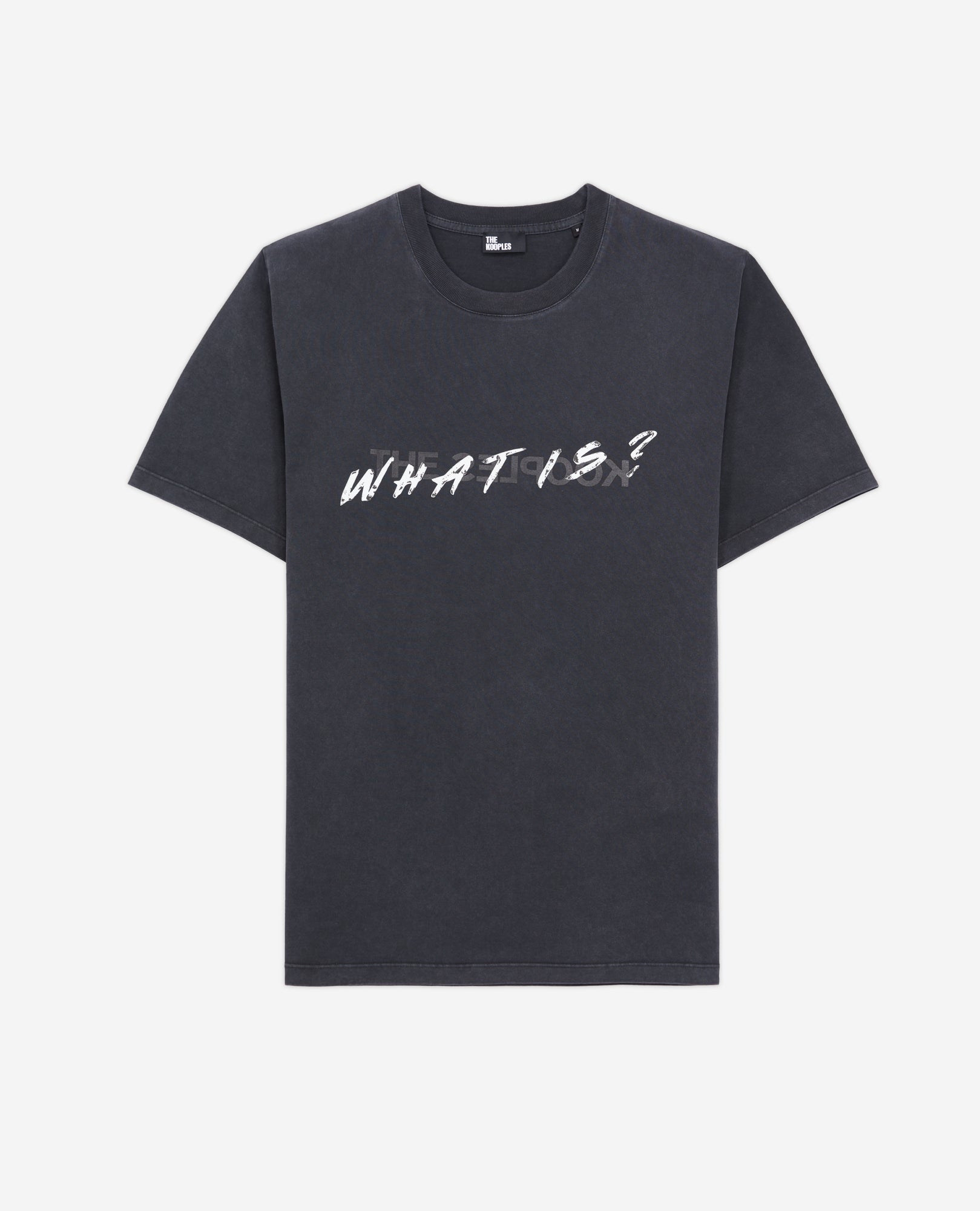 What Is T-Shirt | Men | Black Washed