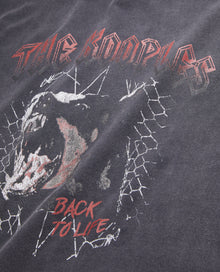 T-Shirt With Barking Dog Serigraphy | Men | Black Washed