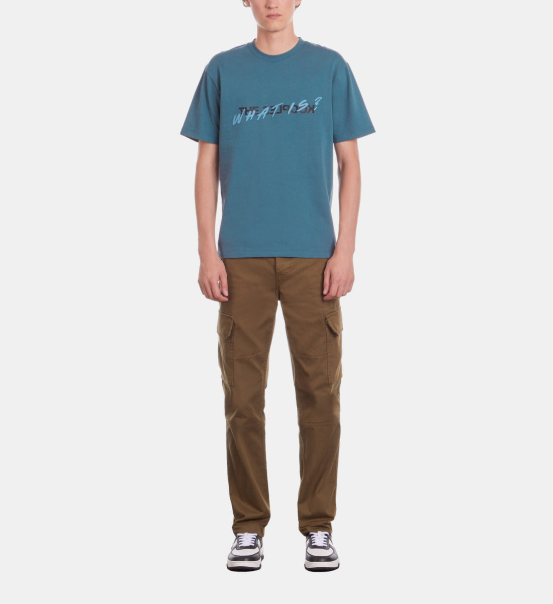 Deep What Is T-Shirt | Men | Blue Petrol