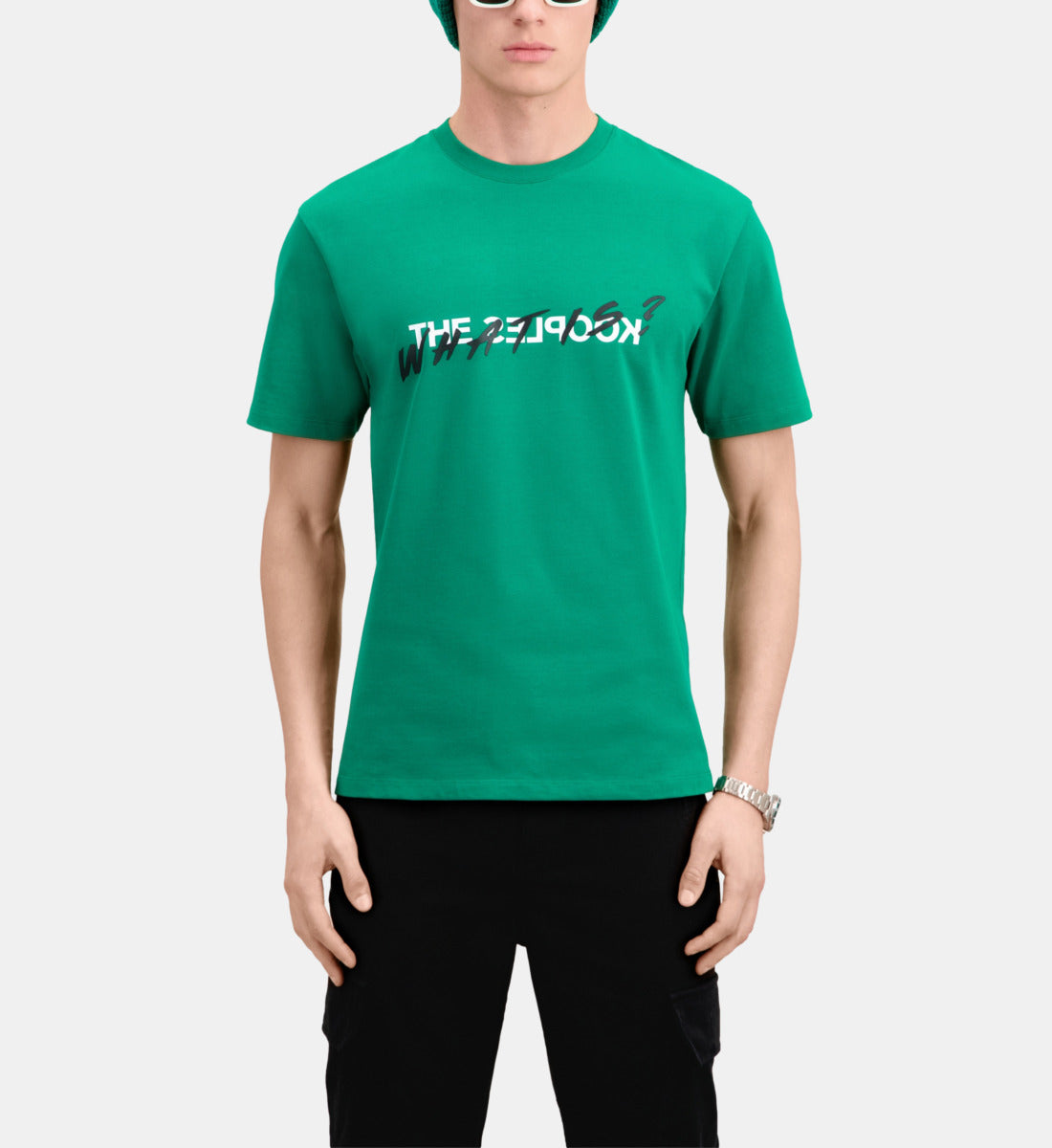 Green What Is T-Shirt | Men | Forest