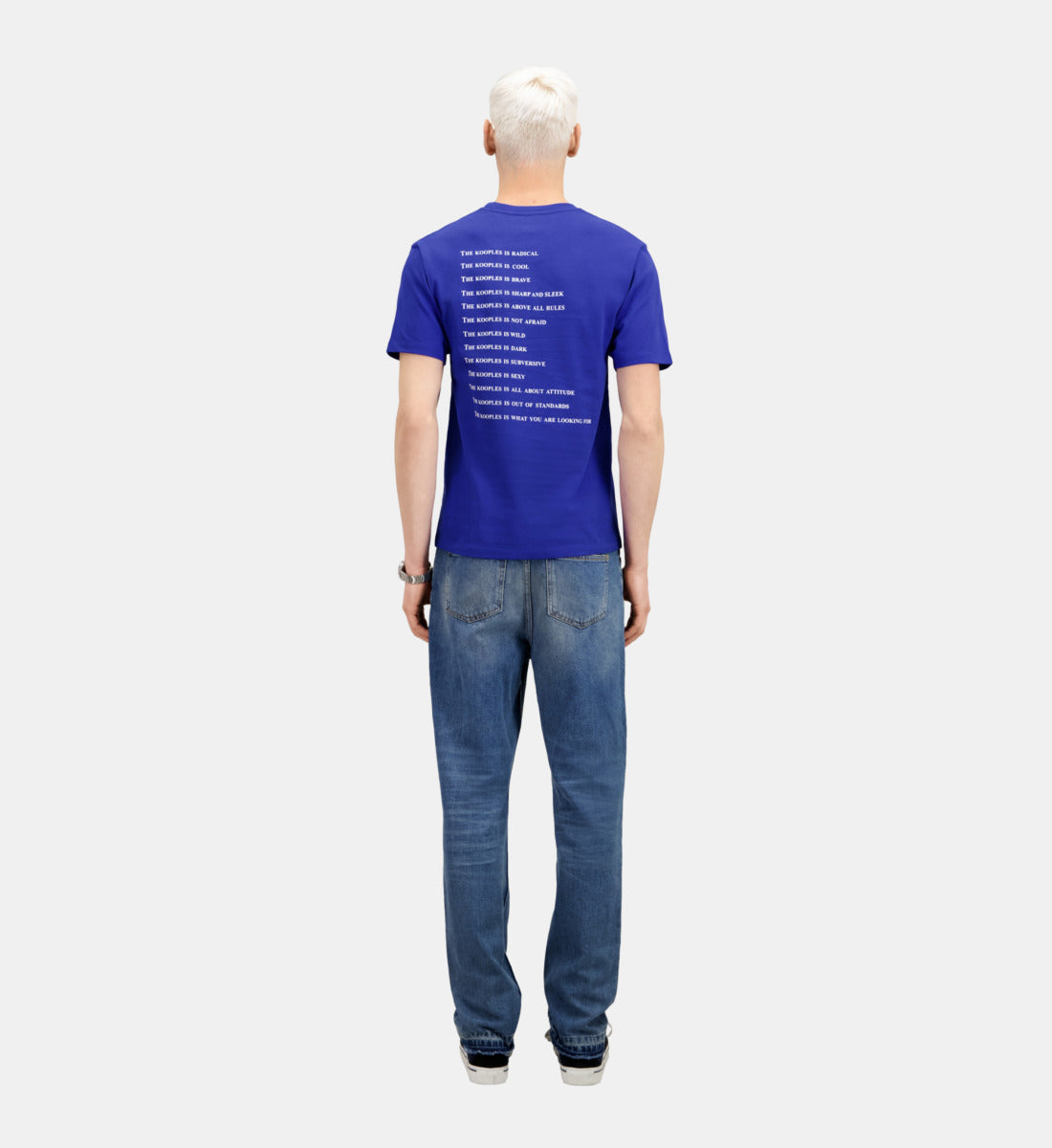 Electric Blue What Is T-Shirt | Men | Ocean