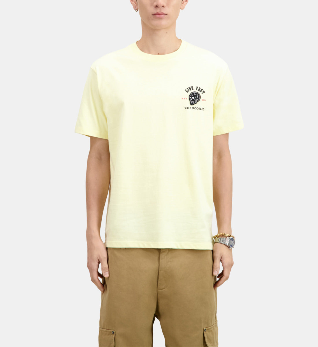 Live Fast T-Shirt | Men | Light Yellow