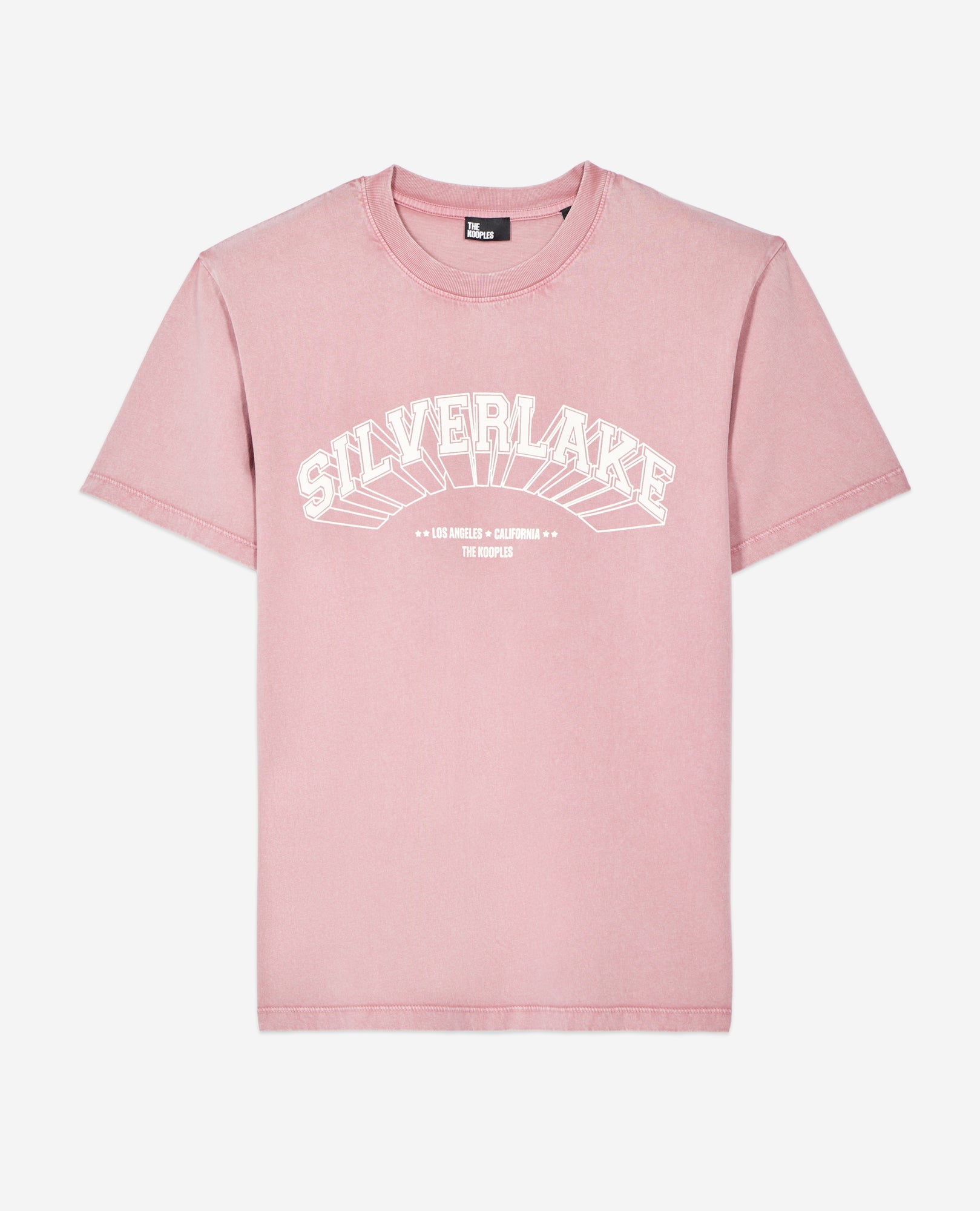 Light T-Shirt With Silverlake Serigraphy | Men | Pink Wood