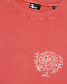 T-Shirt With Blazon Serigraphy | Men | Red Brique