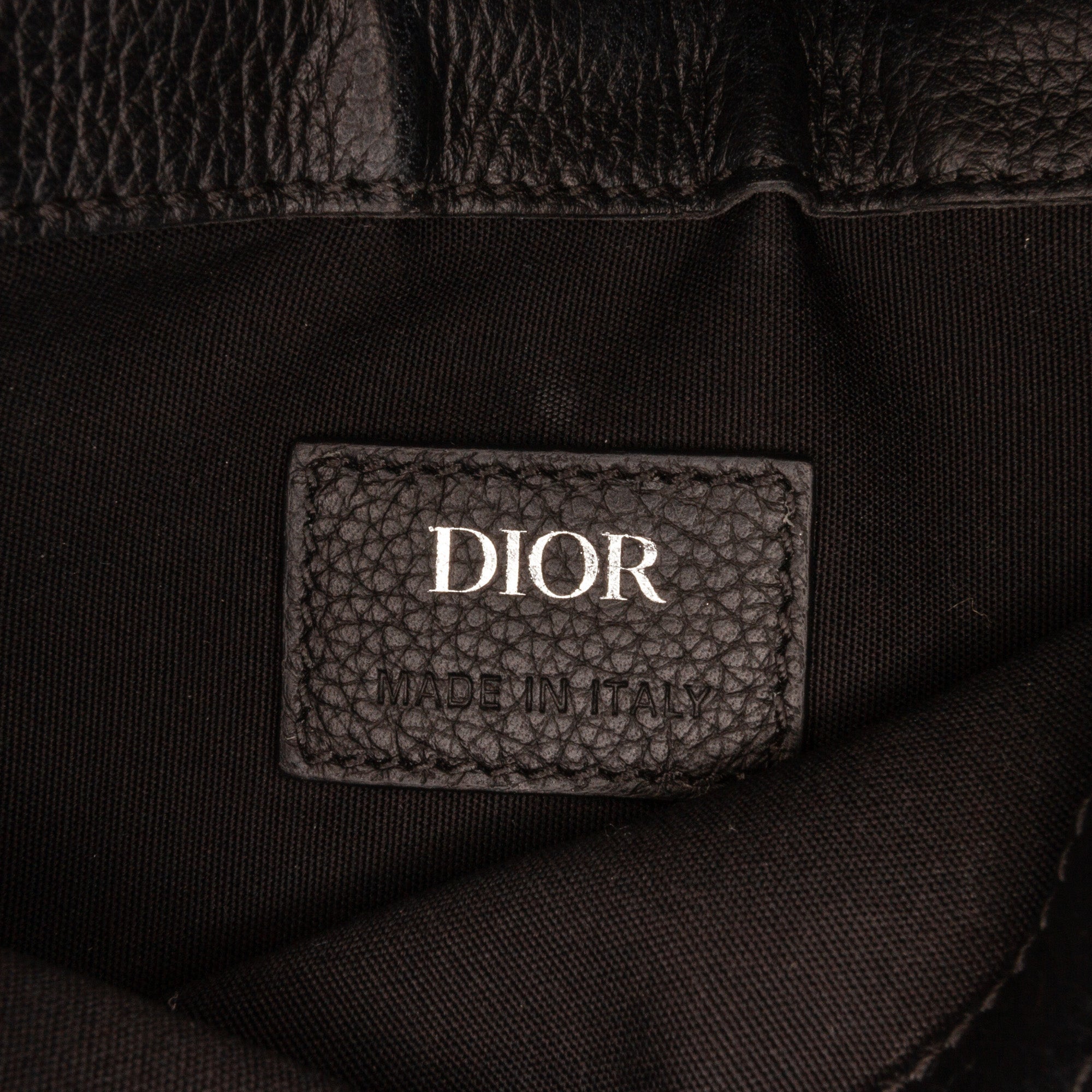 Dior | Pre-Owned Oblique Canvas Saddle Messenger Bag | Black